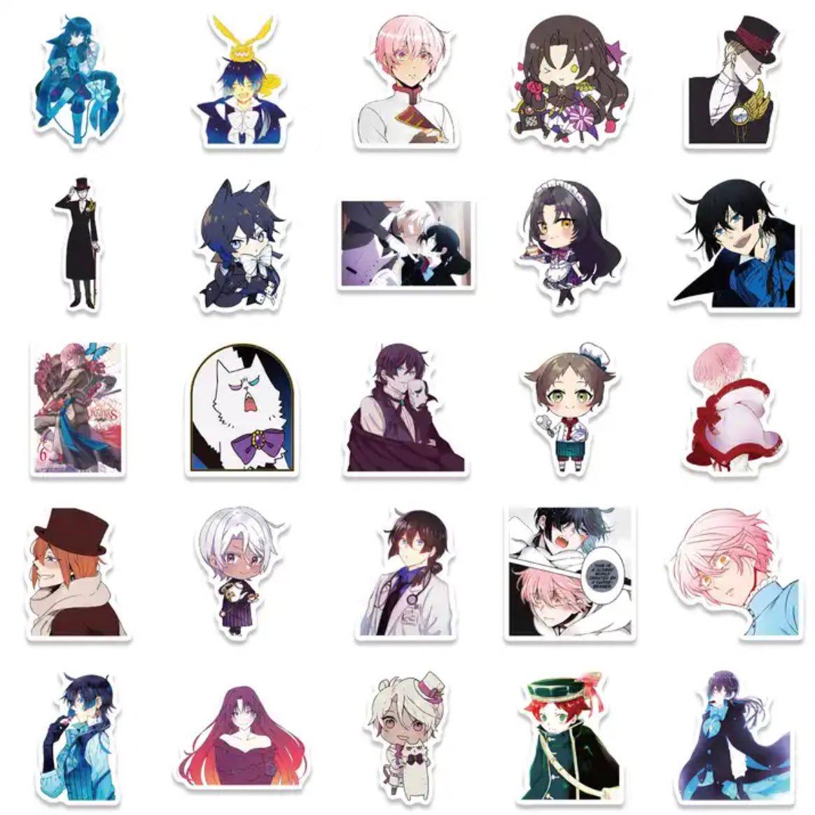 Case Study Of Vanitas Anime 50 Piece Sticker Set