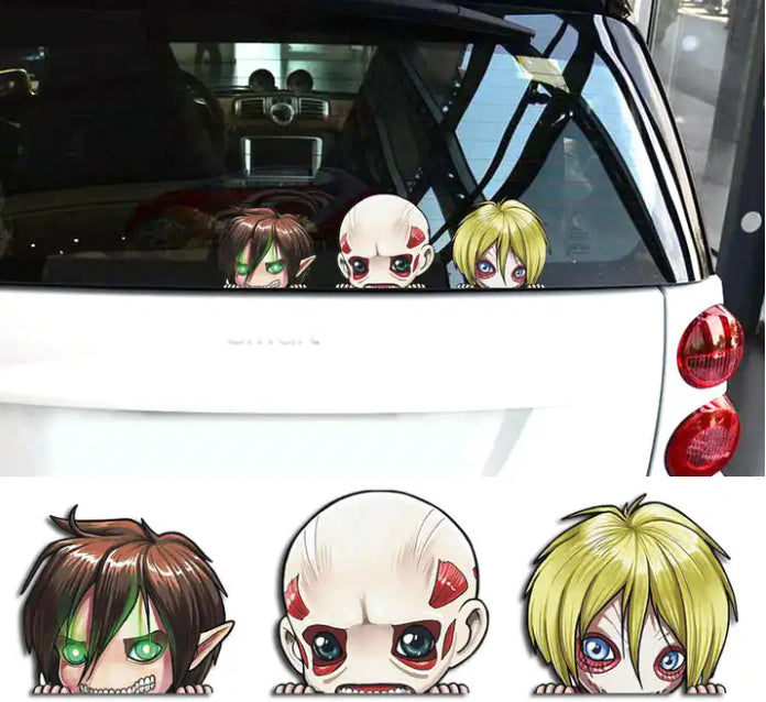 Attack On Titan Anime Car Decal Sticker