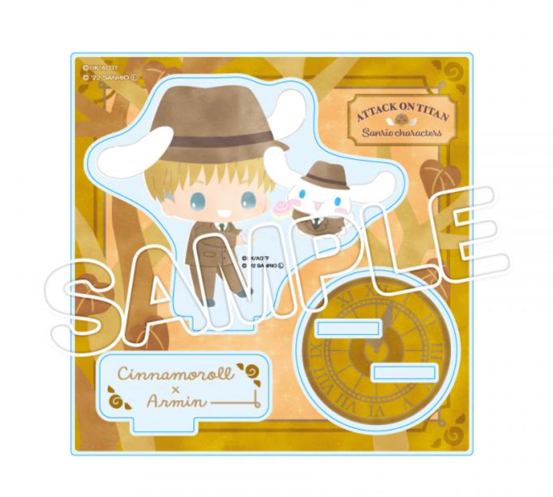 Attack On Titan X Sanrio Collab Armin Cinnamoroll Acrylic Stand