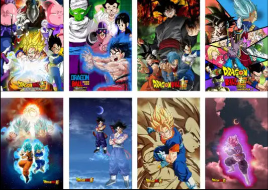 Dragonball Z Anime 8 Piece Poster Set