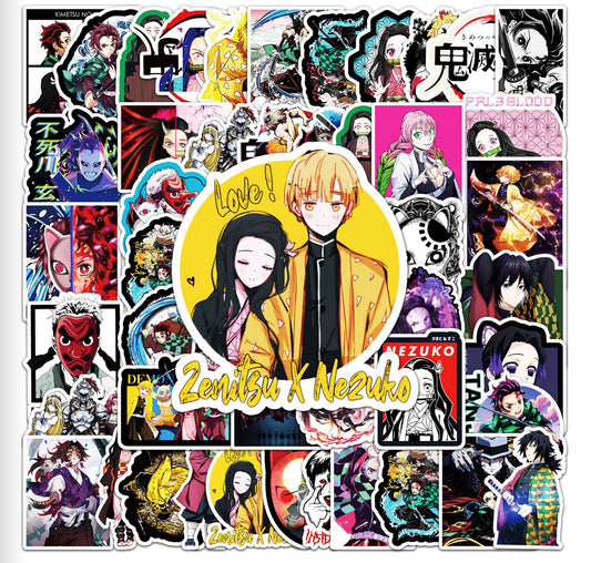 Demon Slayer Anime 50 Piece Sticker Set