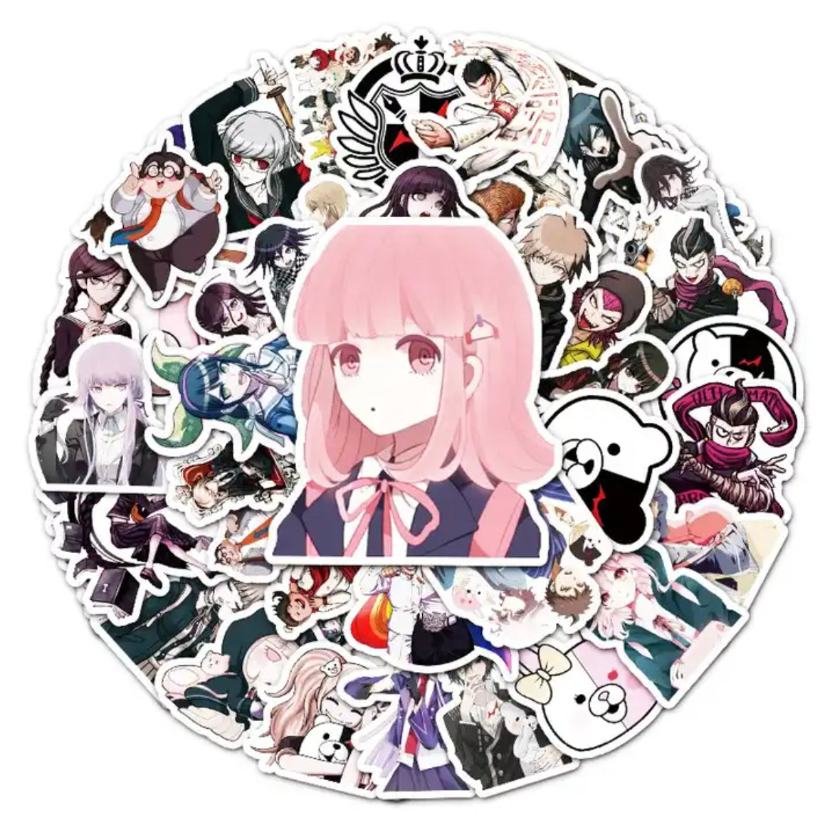 Danganronpa Anime 50 Piece Sticker Set