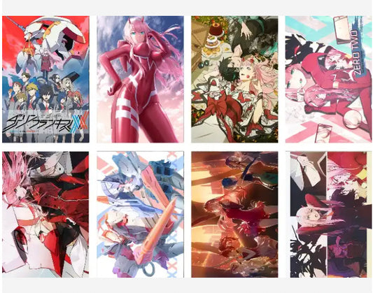 Darling In The Franxx Anime 8 Piece Poster Set