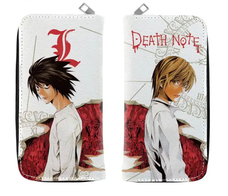 Death Note Anime Long Zipper Wallet