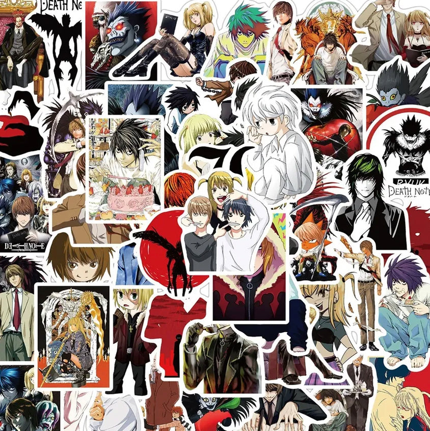 Death Note Anime 50 Piece Sticker Set