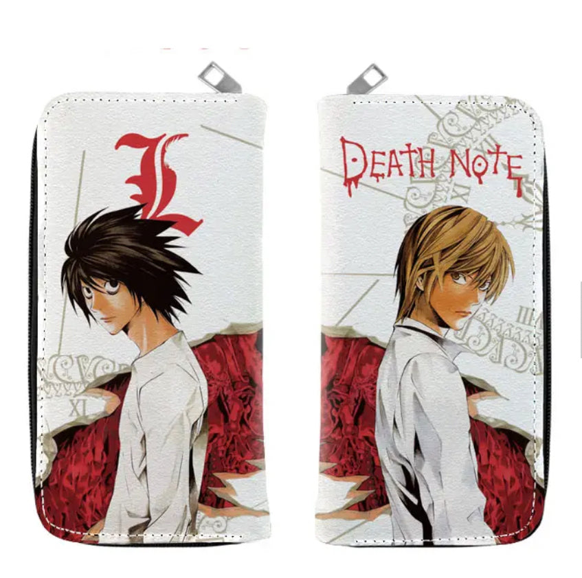 Death Note Anime Long Zipper Wallet