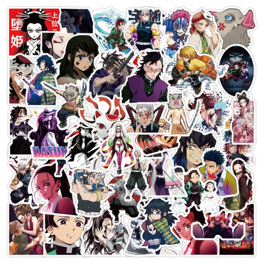 Demon Slayer Anime 50 Piece Sticker Set