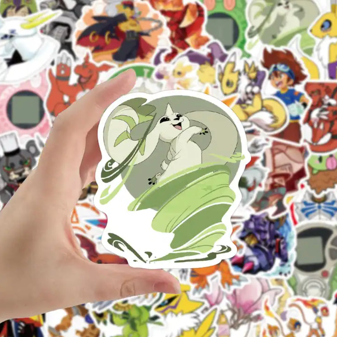 Digimon Anime 50 Piece Sticker Set