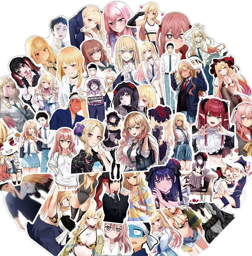 My Dress Up Darling Anime 50 Piece Sticker Set