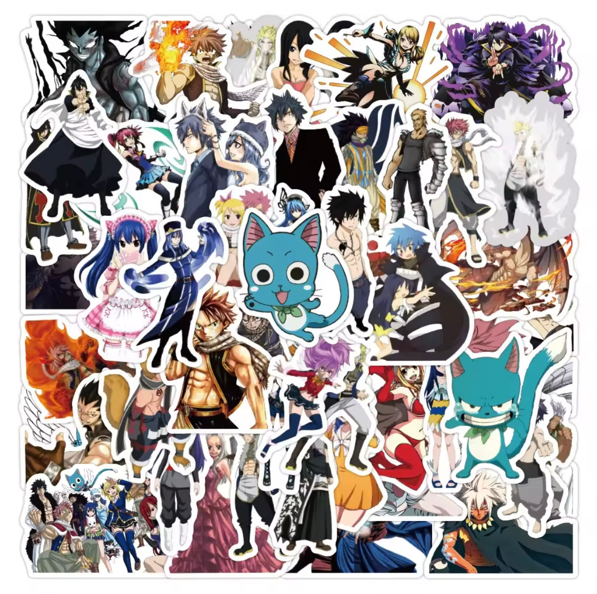 Fairy Tail Anime 50 Piece Sticker Set