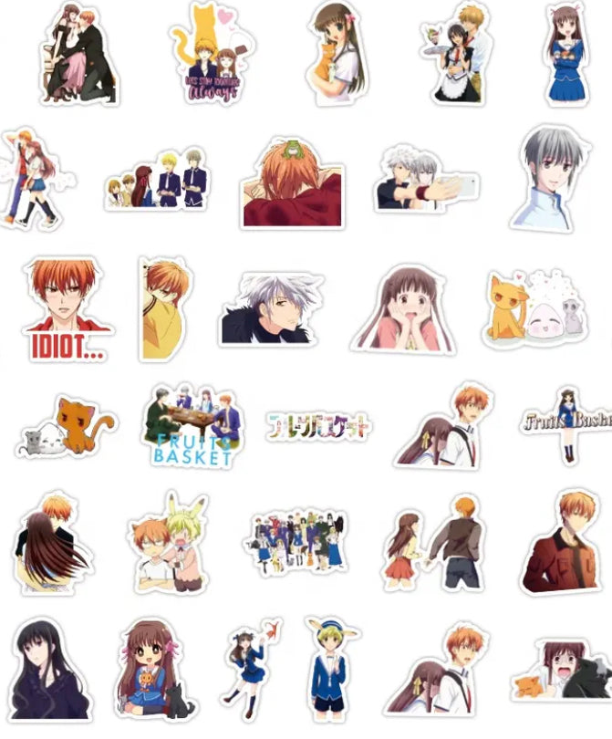 Fruit Basket Anime 100 Piece Sticker Set