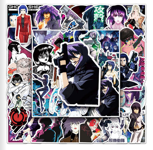 Ghost In The Shell Anime 50 Piece Sticker Set