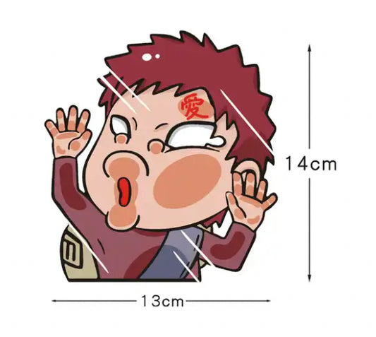 Naruto Gaara Car Decal Sticker