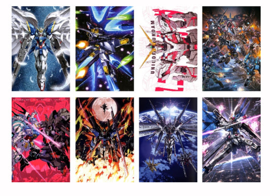 Gundam Anime 8 Piece Poster Set