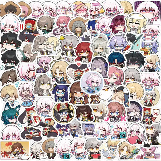 Honkai Star Rail Anime 75 Piece Sticker Set