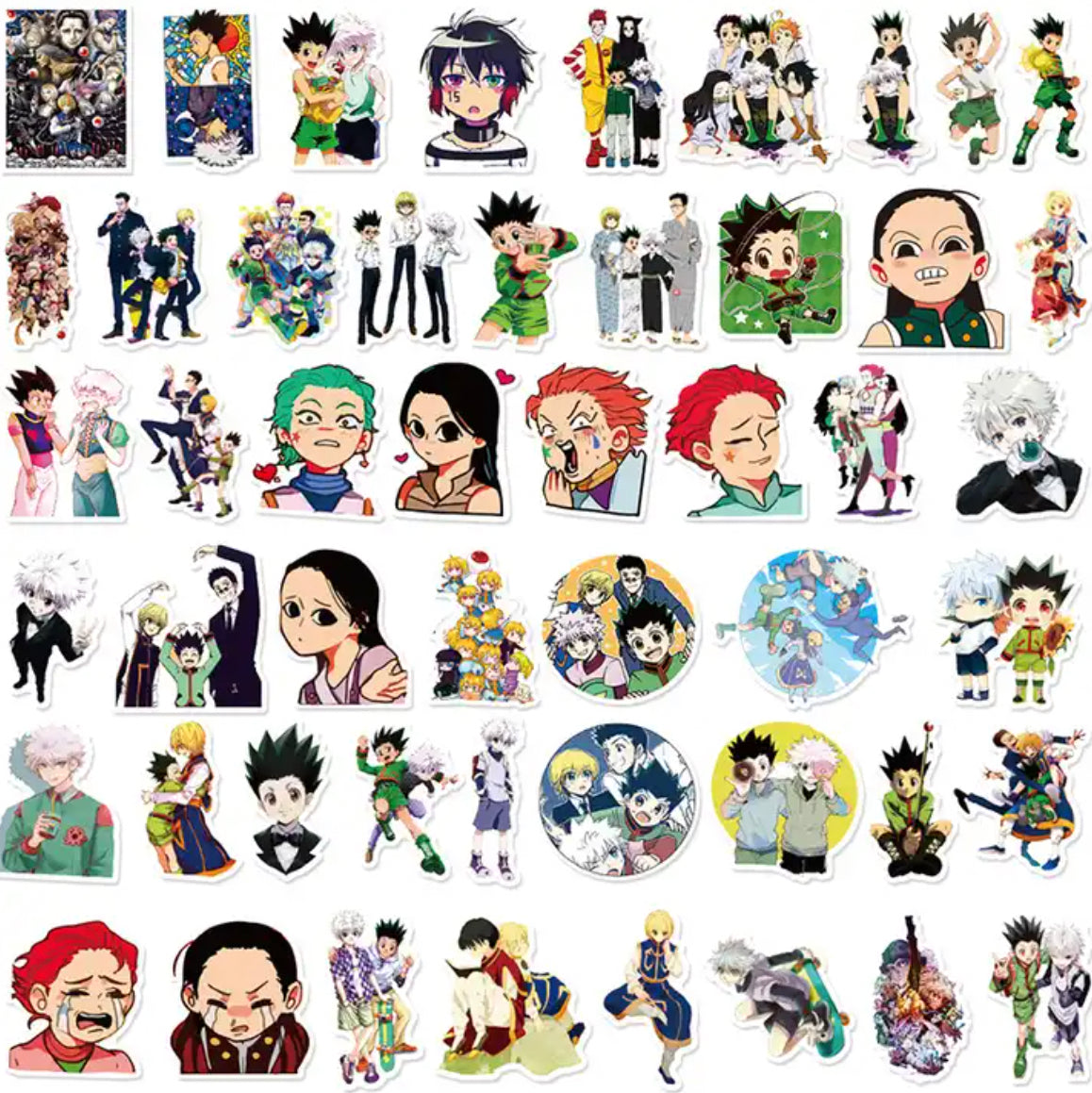 Hunter X Hunter Anime 50 Piece Sticker Set