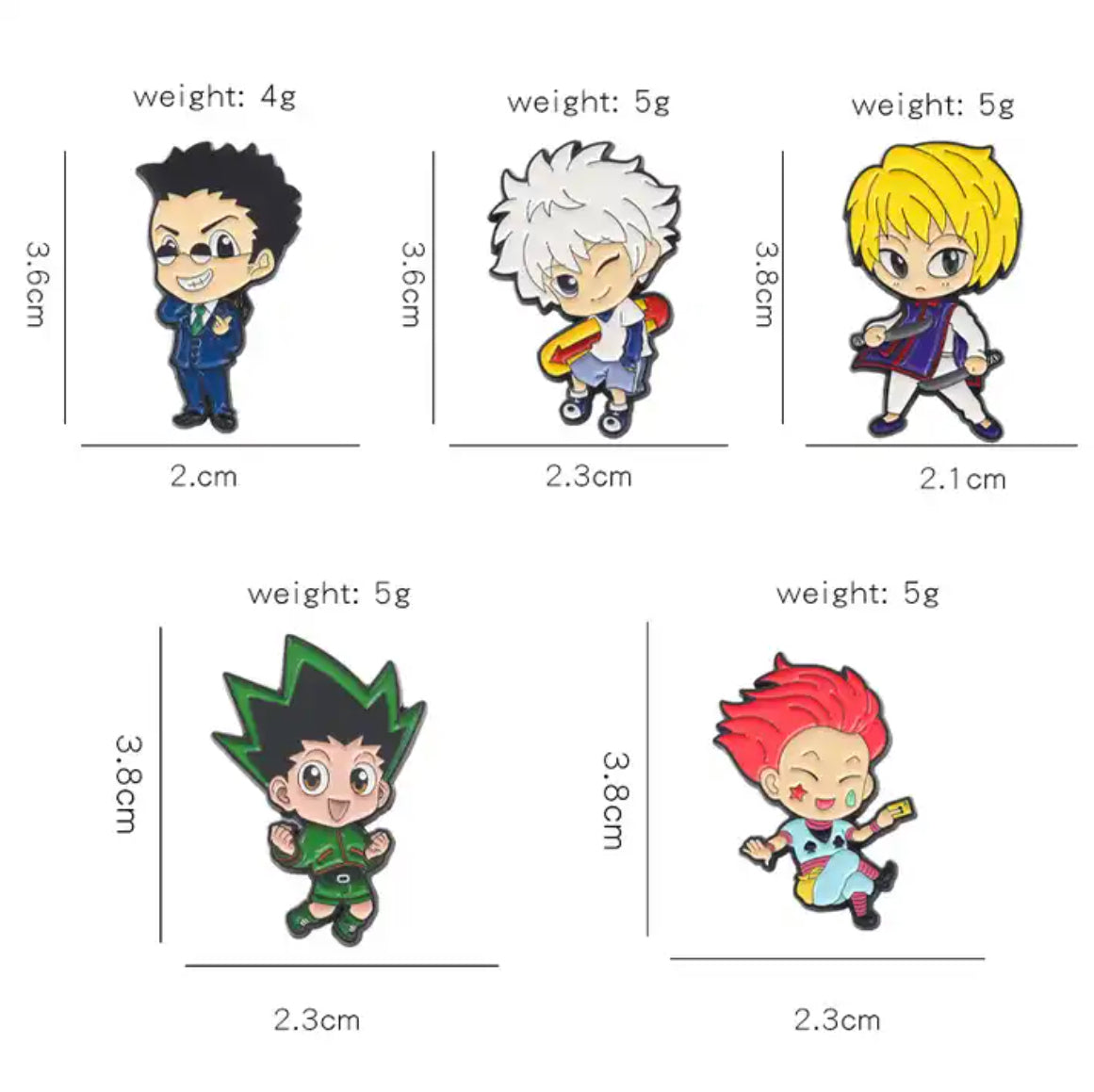 Hunter X Hunter Hisoka Anime Brooch Pin