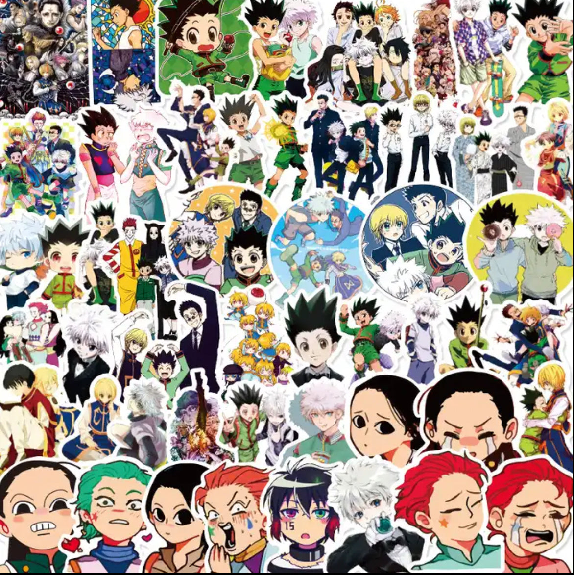 Hunter X Hunter Anime 50 Piece Sticker Set