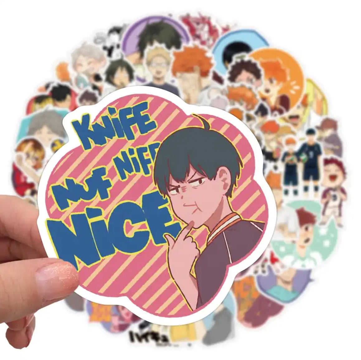 Haikyuu Anime 50 Piece Sticker Set