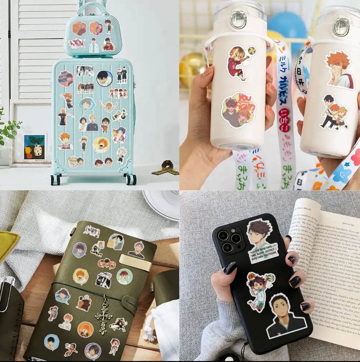 Haikyuu Anime 50 Piece Sticker Set