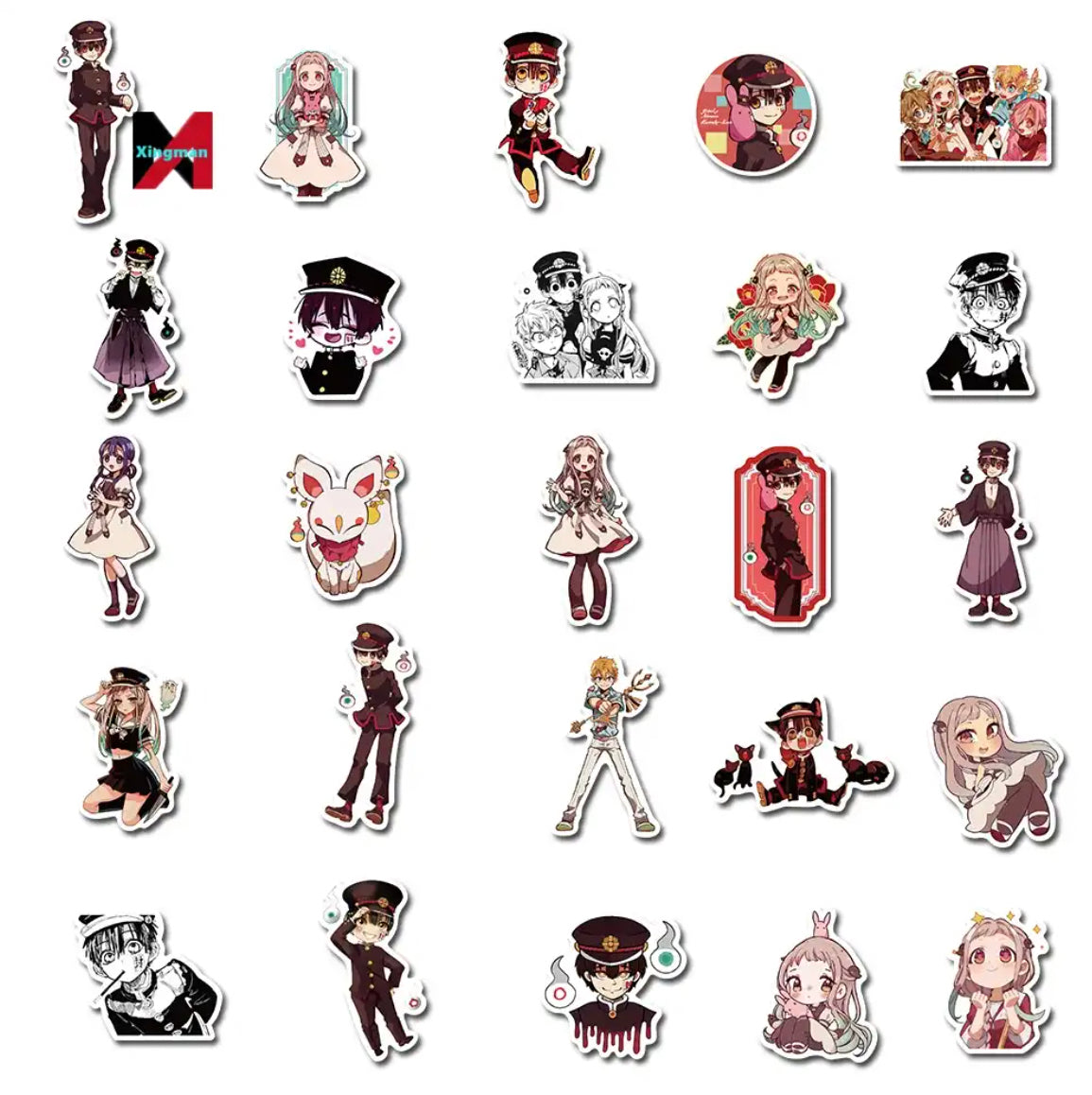 Toilet Bound Hanako Kun Anime 50 Piece Sticker Set