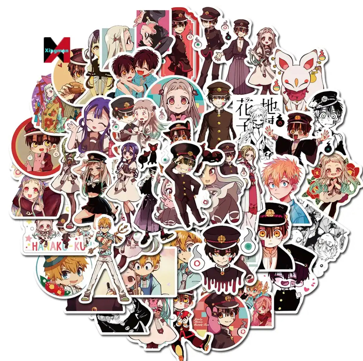 Toilet Bound Hanako Kun Anime 50 Piece Sticker Set