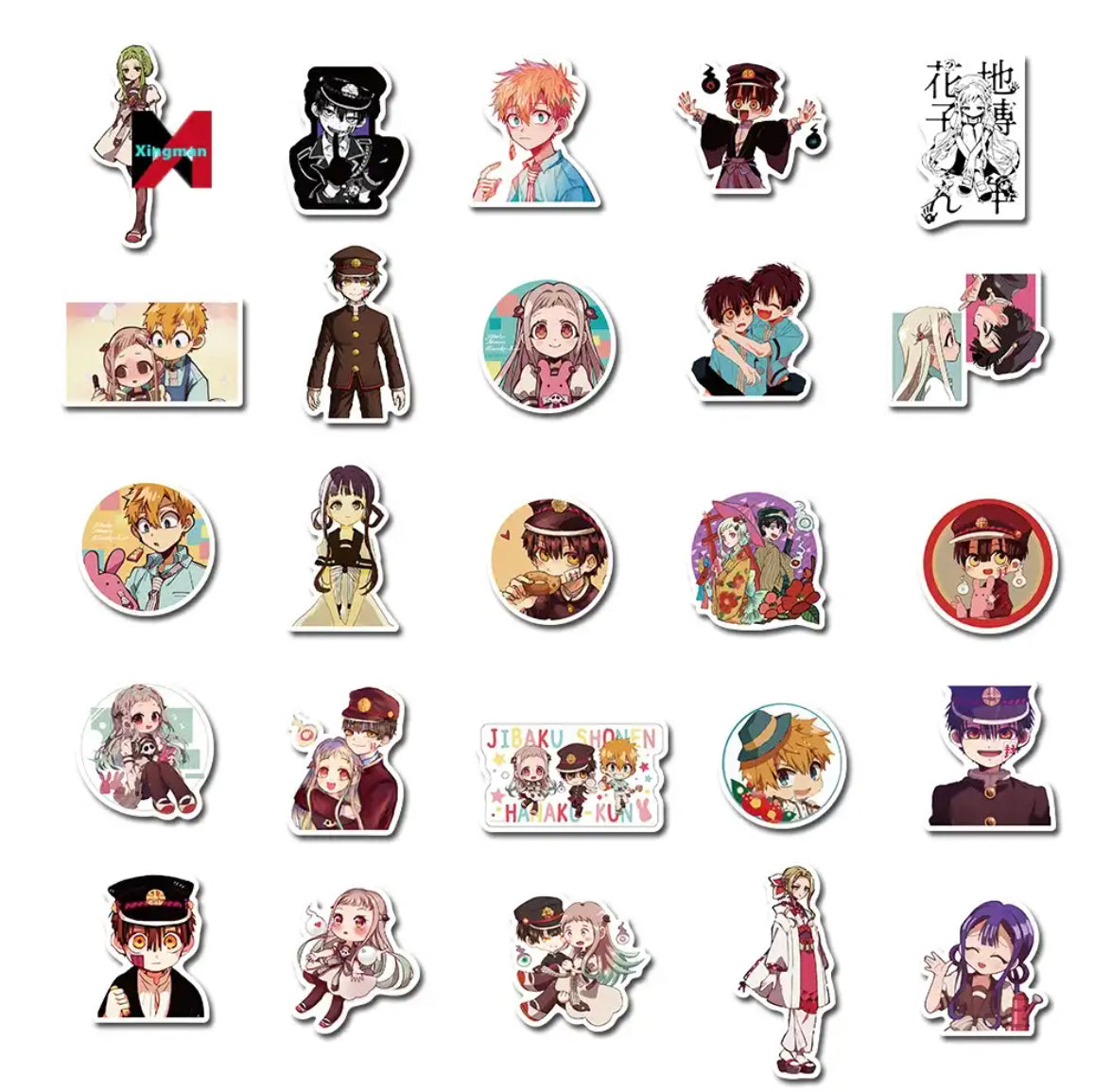 Toilet Bound Hanako Kun Anime 50 Piece Sticker Set