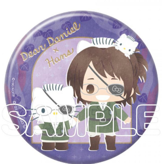 Attack On Titan X Sanrio Collab Hange Zoe Dear Daniel Can Badge Pin