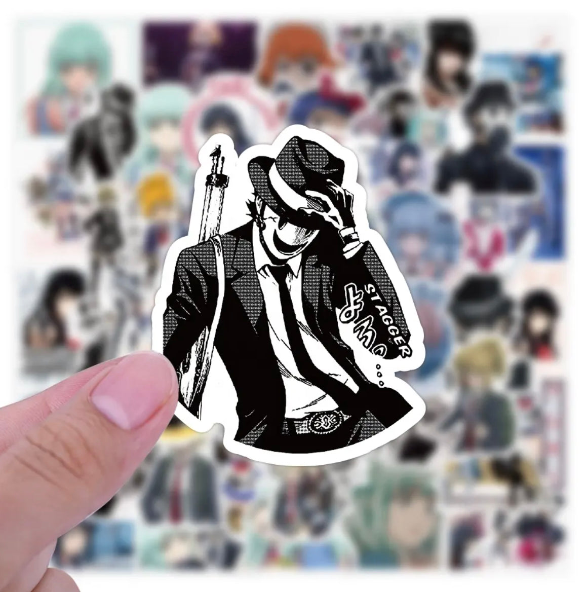 High Rise Invasion Anime 50 Piece Sticker Set