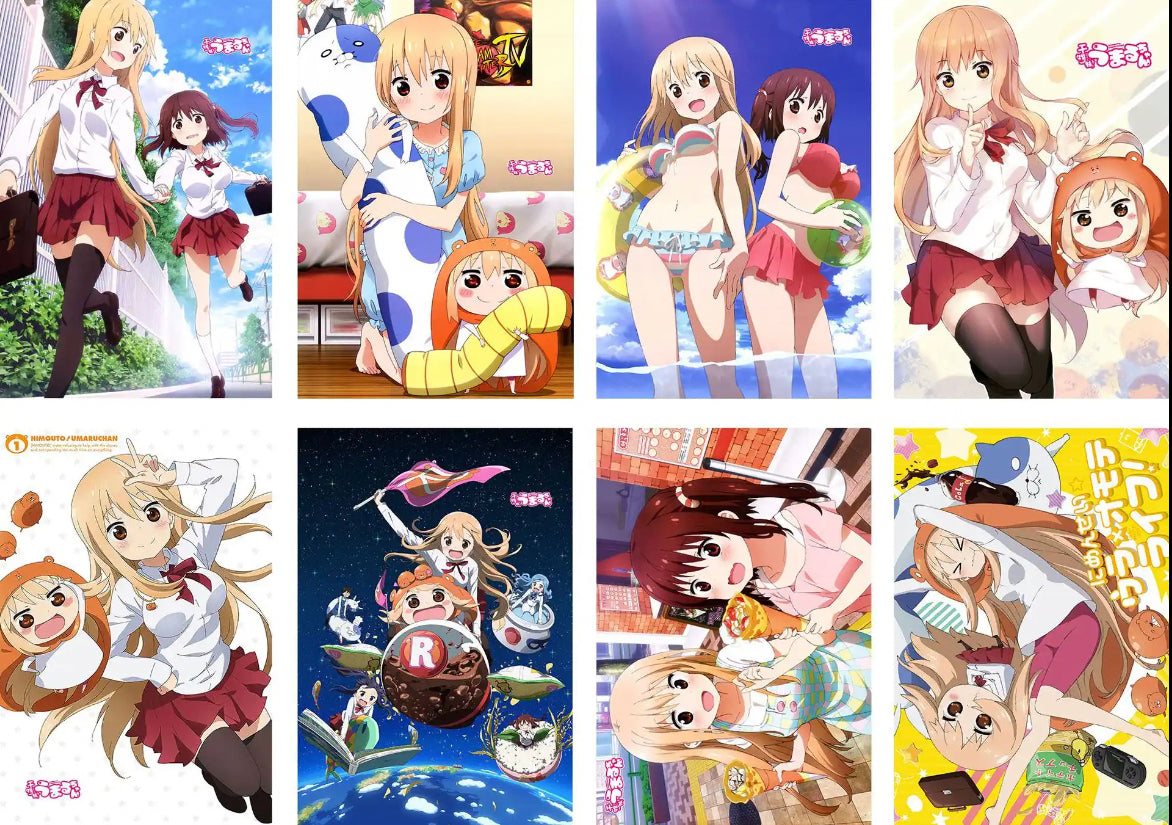 Himouto Umaru Chan Anime 8 Piece Poster Set