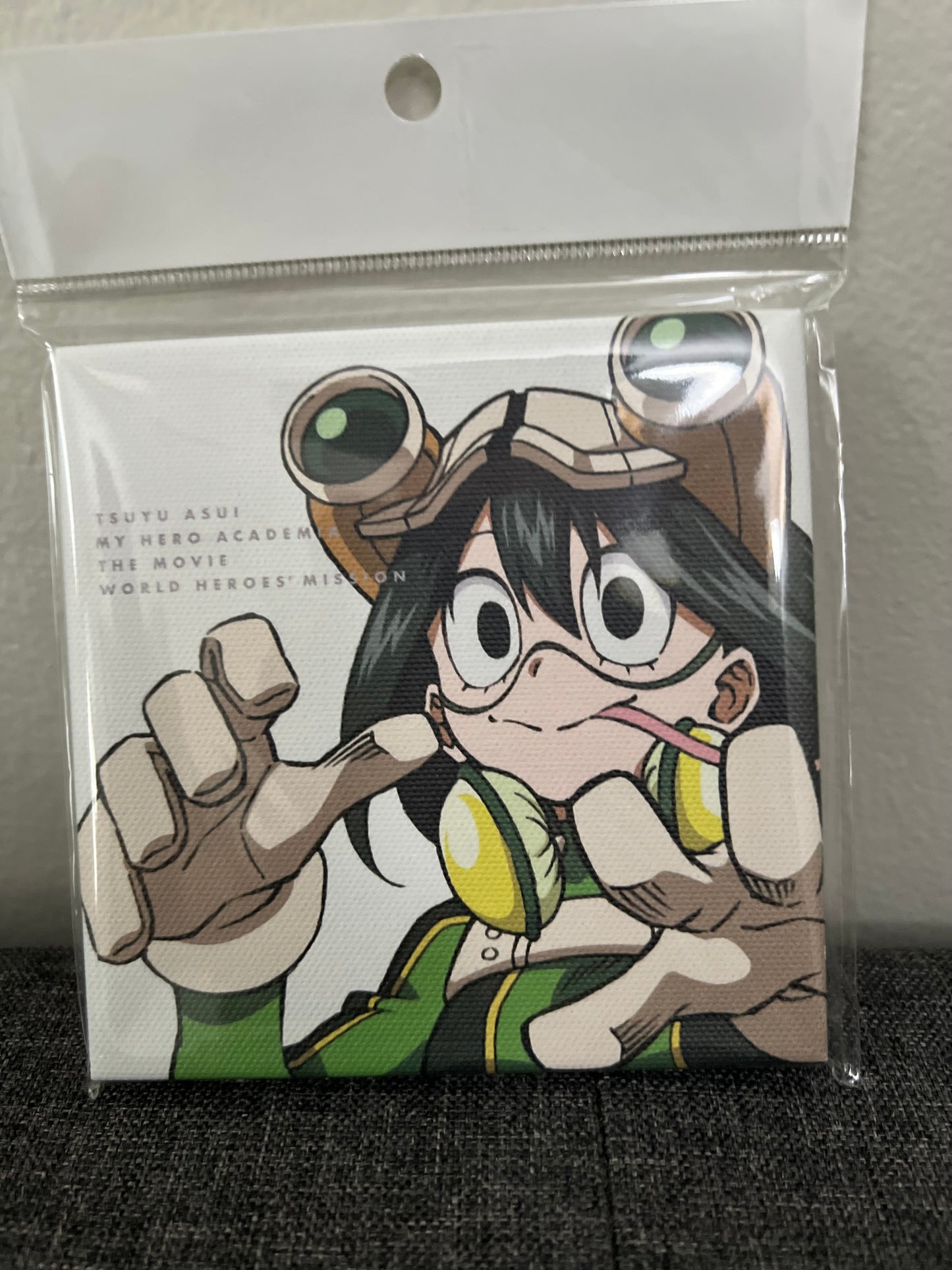 My Hero Academia Froppy World Heroes Mission Canvas Board