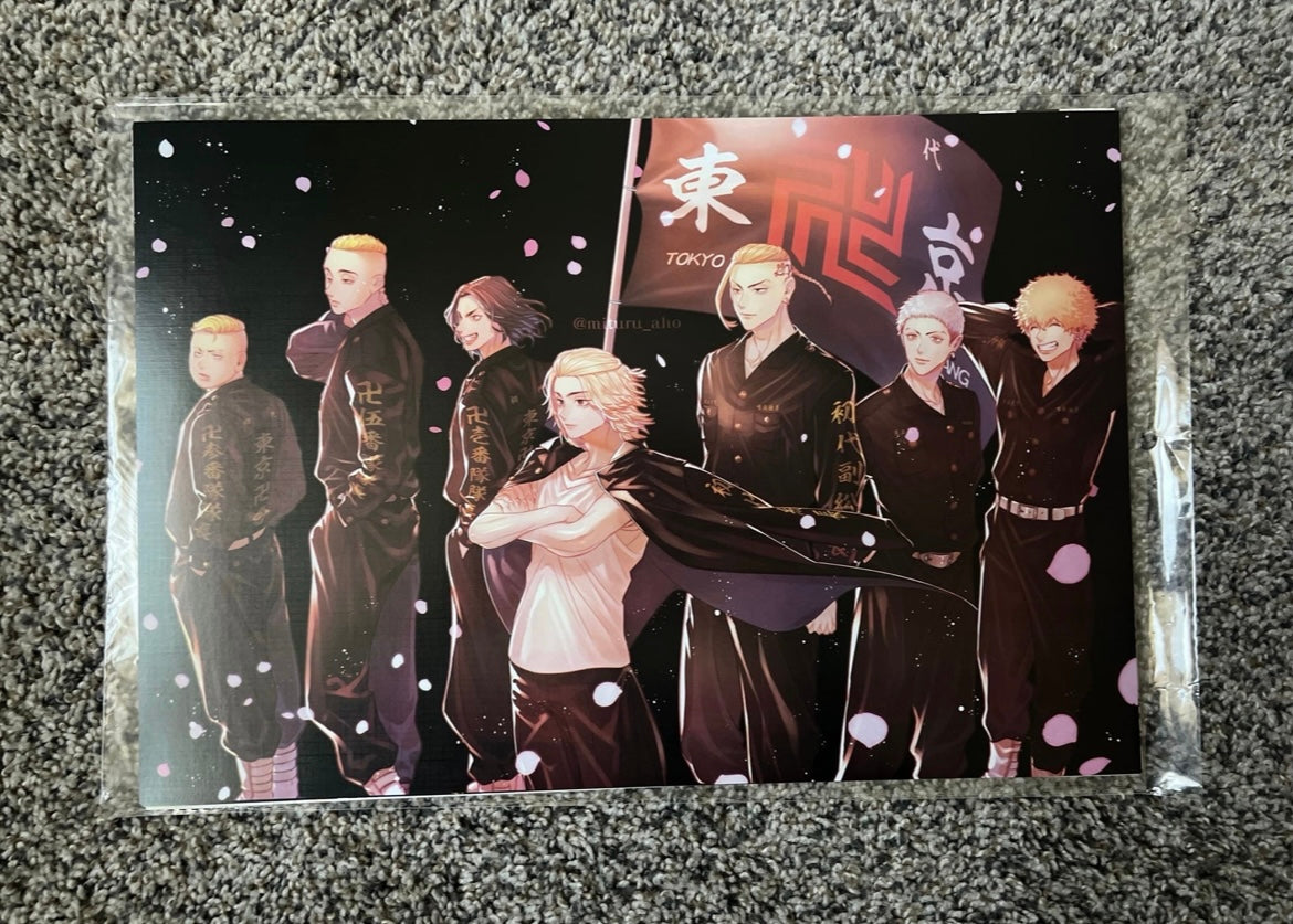 Tokyo Revenger Anime 8 Piece Poster Set