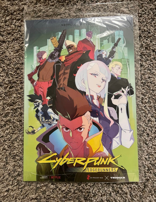 Cyberpunk Anime 8 Piece Poster Set