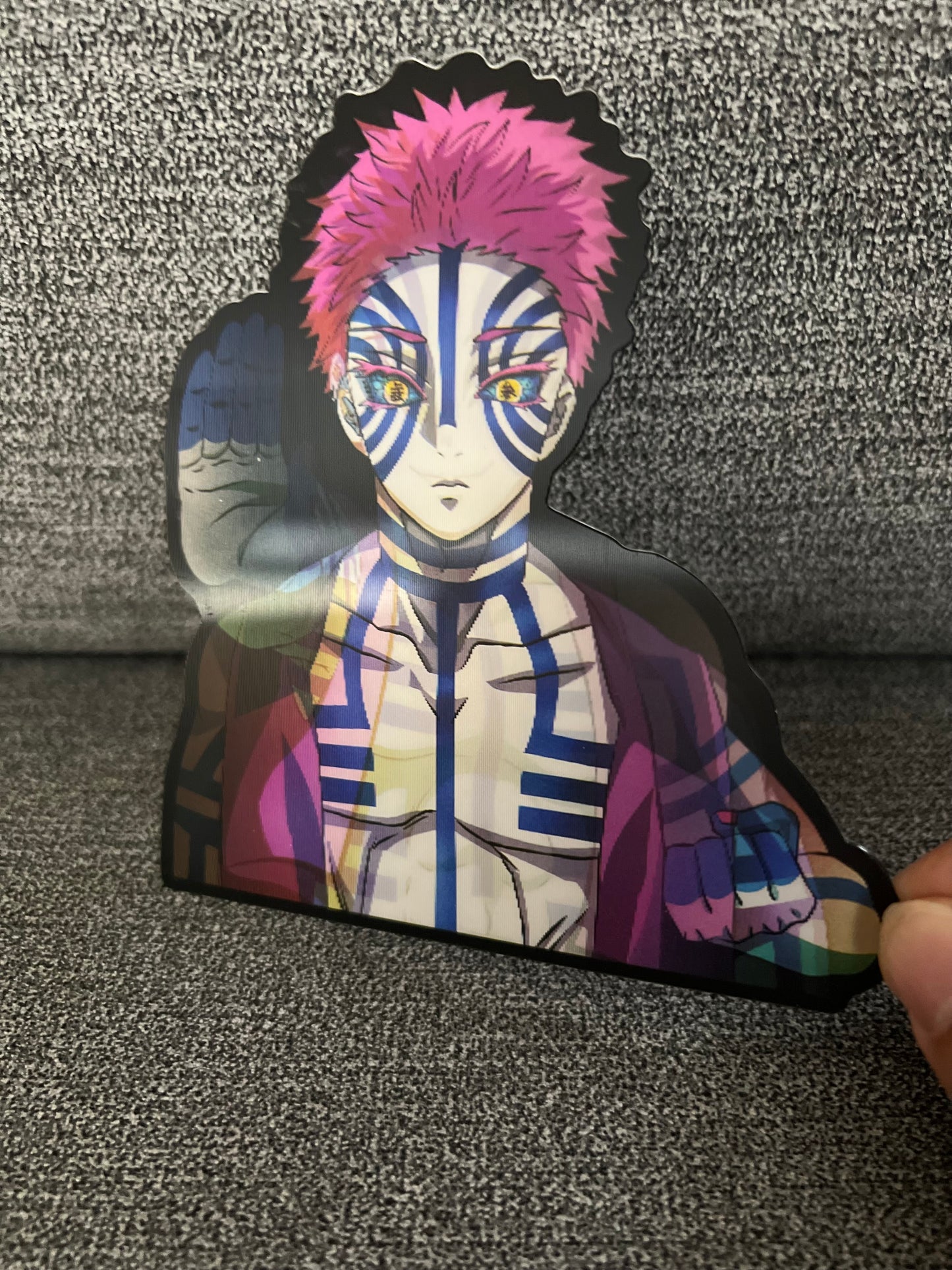 Demon Slayer Akaza Anime 3D/Motion Sticker