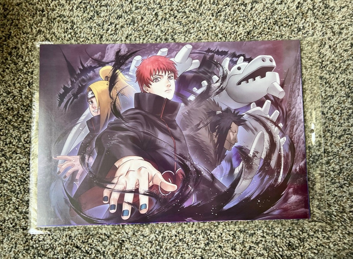 Naruto Anime 7 Piece Poster Set