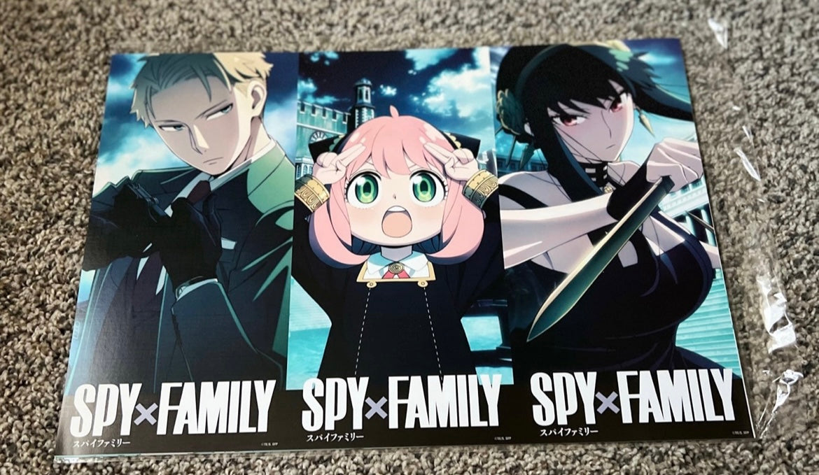 Spy X Family Anime 8 Piece Poster Set