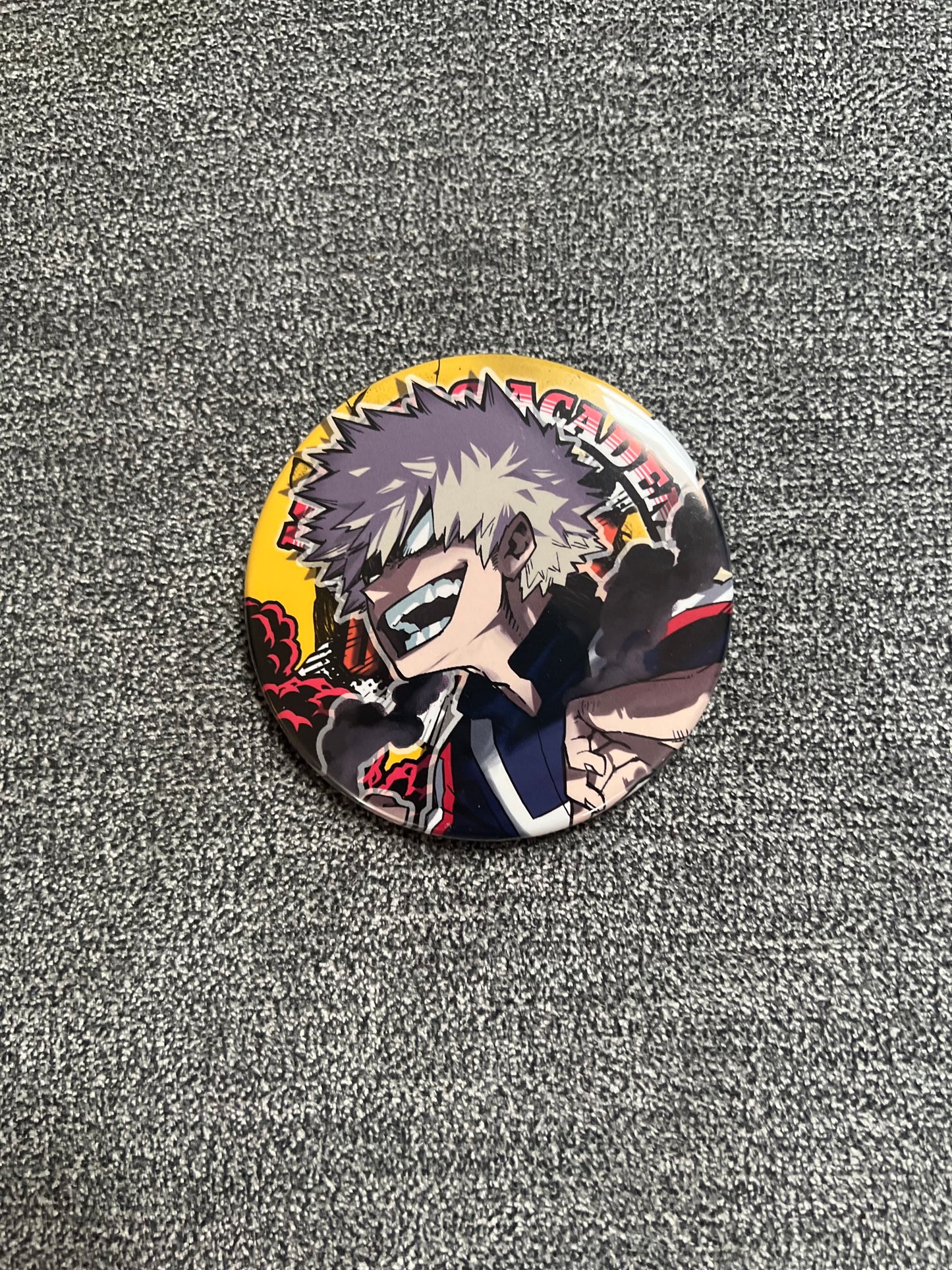 My Hero Academia Bakugou Can Badge Pin