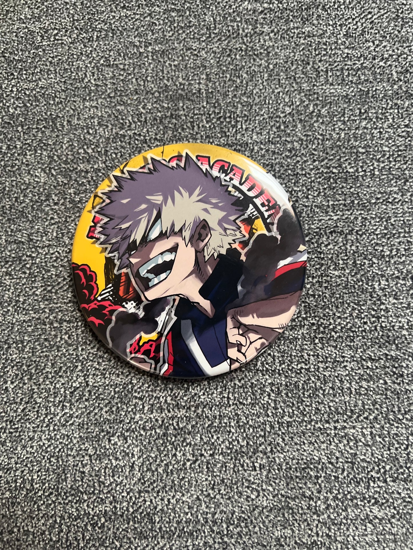 My Hero Academia Bakugou Can Badge Pin