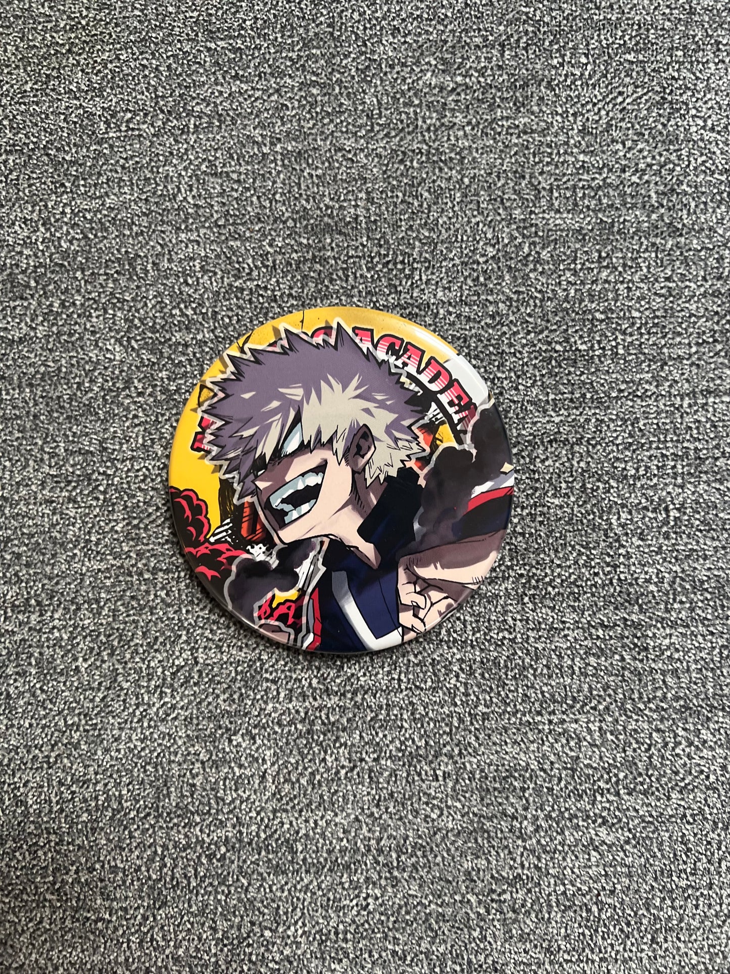 My Hero Academia Bakugou Can Badge Pin