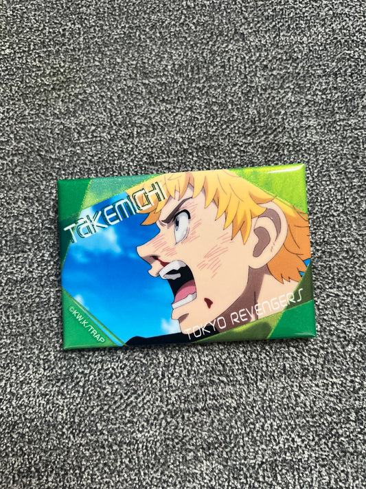 Tokyo Revengers Anime Takemichi Can Badge