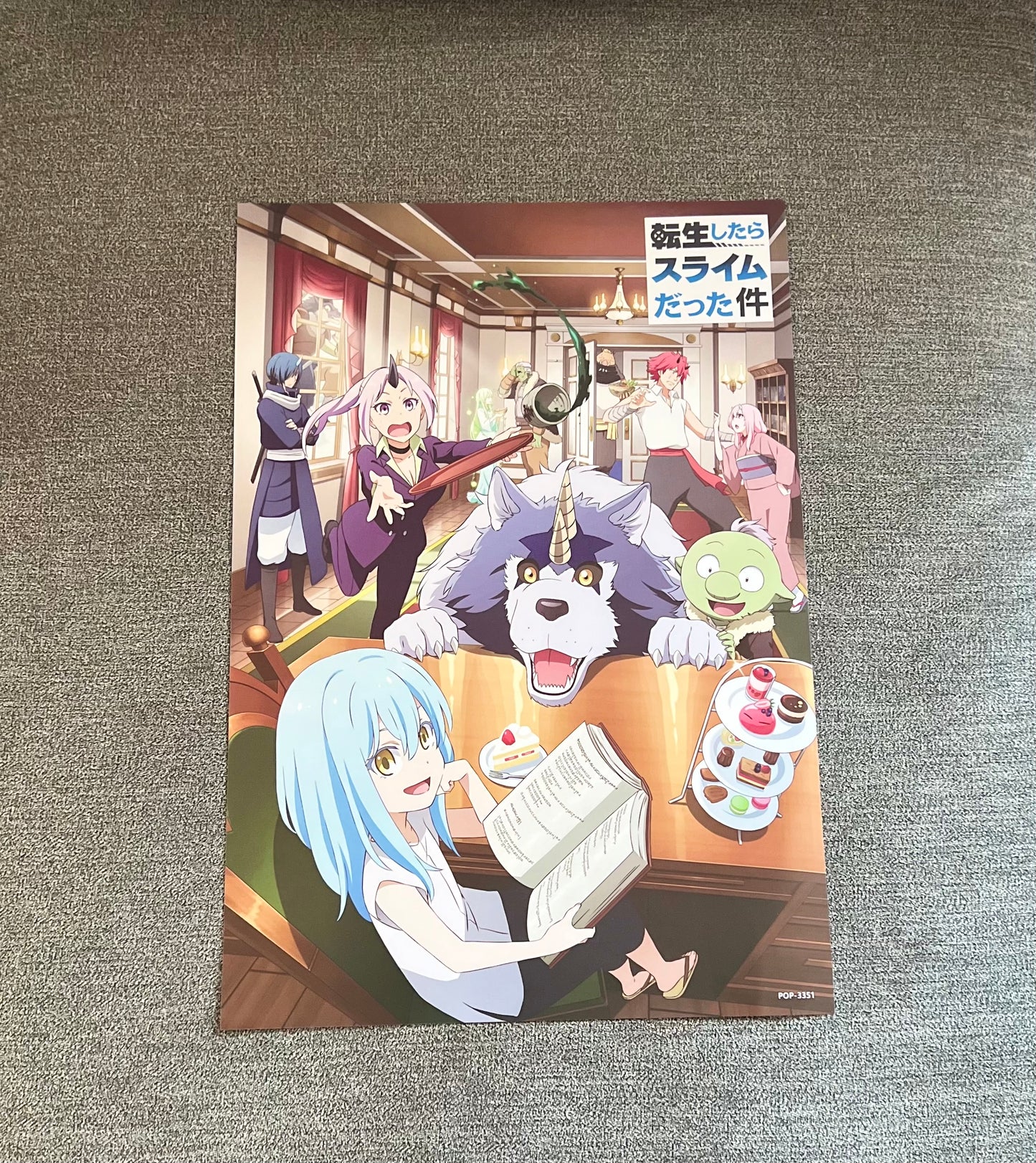 Reincarnated As a Slime Anime 8 Piece Poster Set