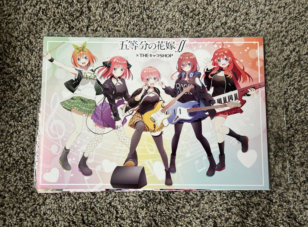 Quintessential Quintuplets Anime 8 Piece Poster Set