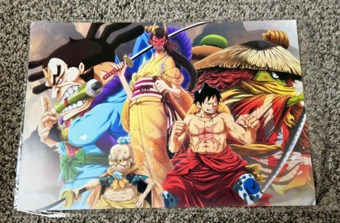 One Piece Anime 8 Piece Poster Set