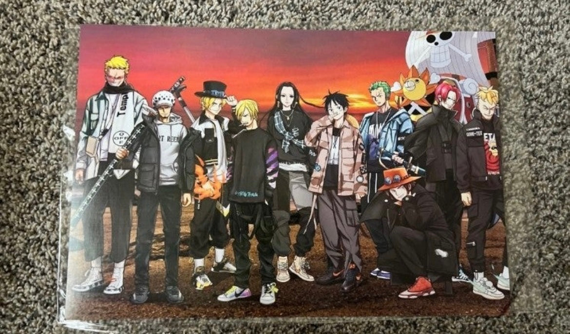 One Piece Anime 8 Piece Poster Set