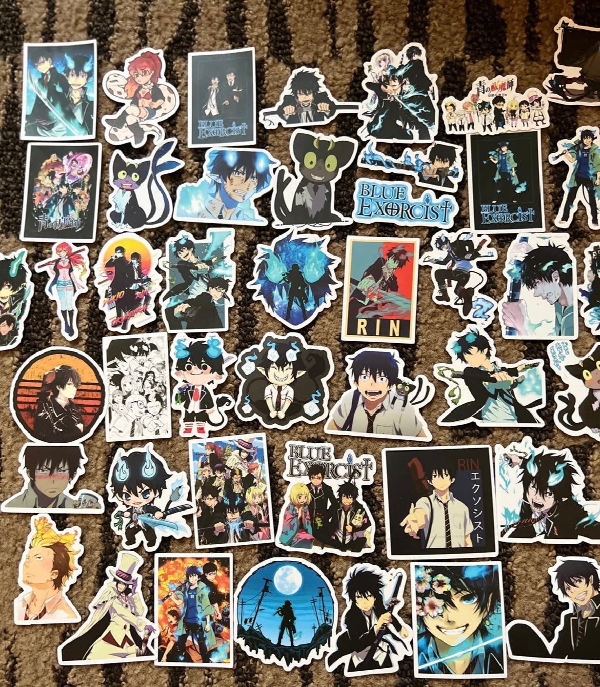 Blue Exorcist Anime 50 Piece Sticker Set