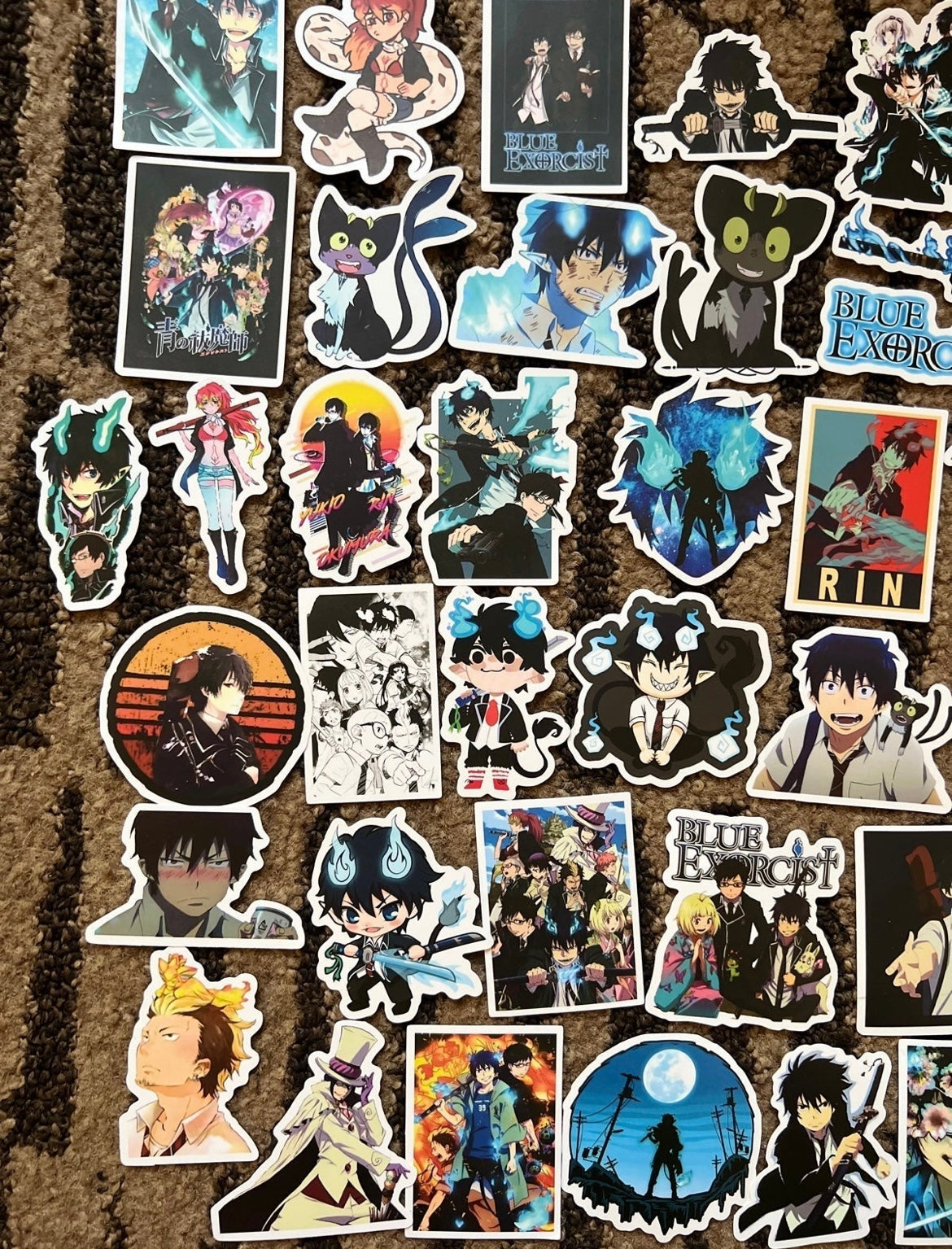 Blue Exorcist Anime 50 Piece Sticker Set