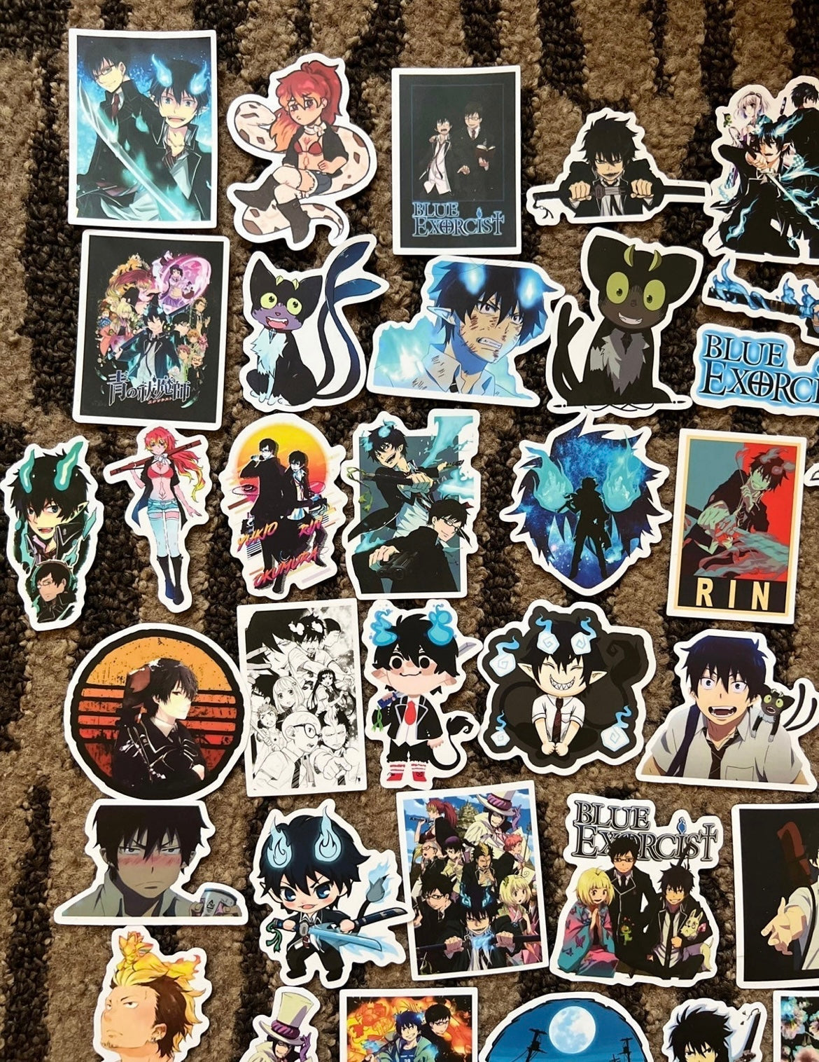 Blue Exorcist Anime 50 Piece Sticker Set