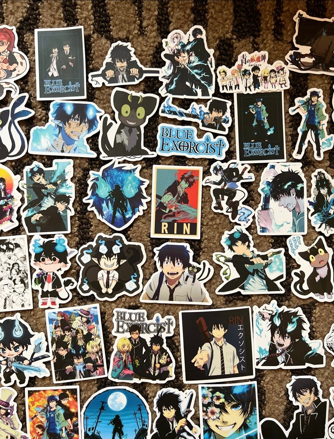 Blue Exorcist Anime 50 Piece Sticker Set