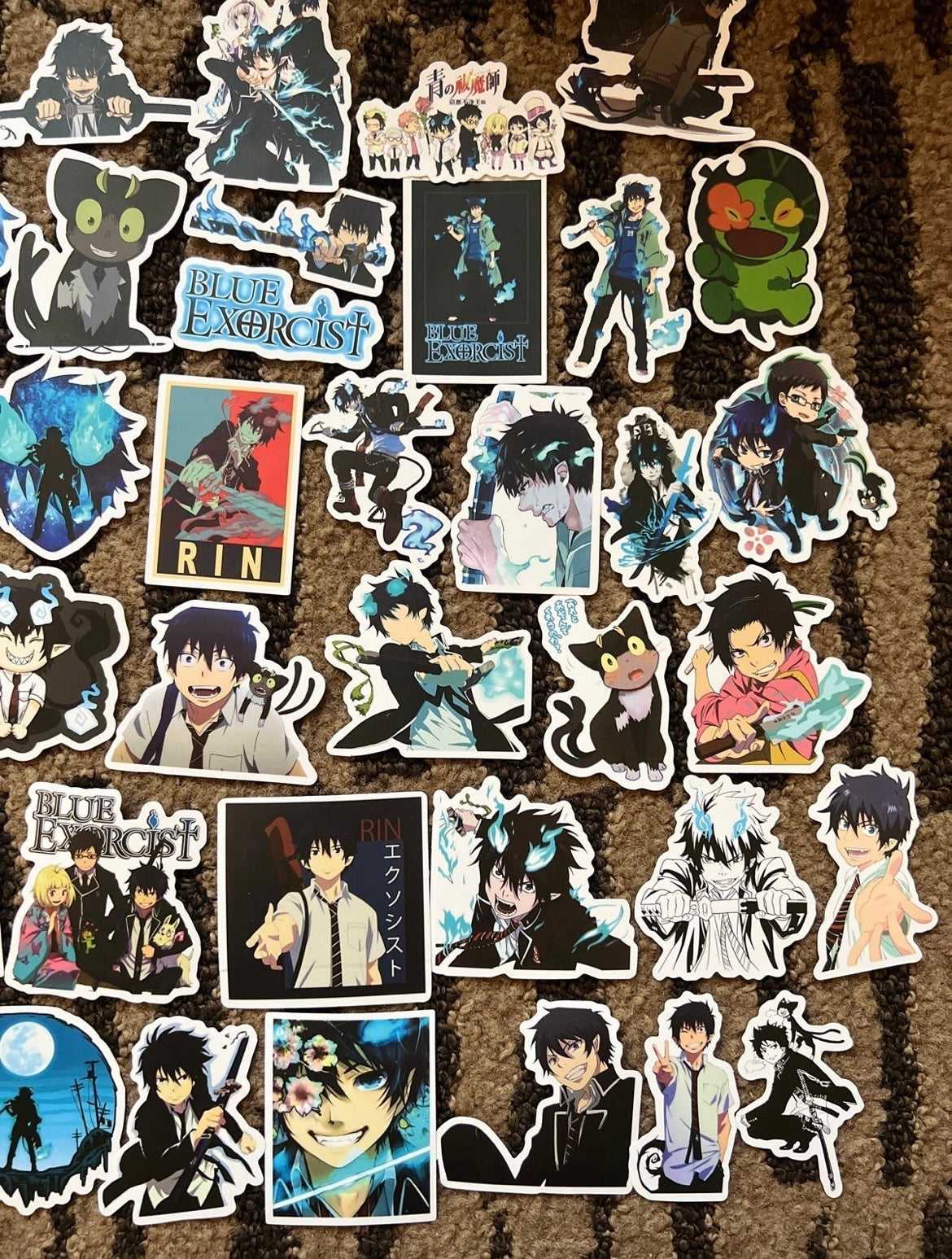 Blue Exorcist Anime 50 Piece Sticker Set