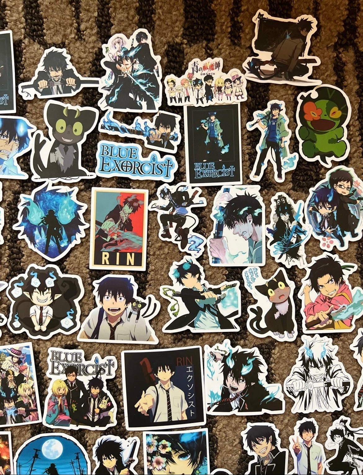 Blue Exorcist Anime 50 Piece Sticker Set